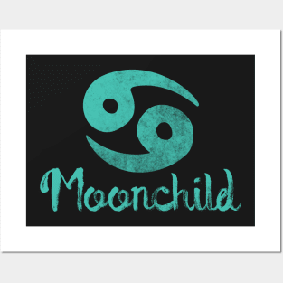 MoonChild Zodiac Cancer bday Posters and Art